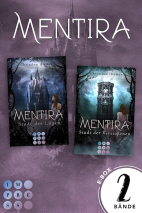 Cover Christina Hiemer: Mentira; Sammelband (Impress)